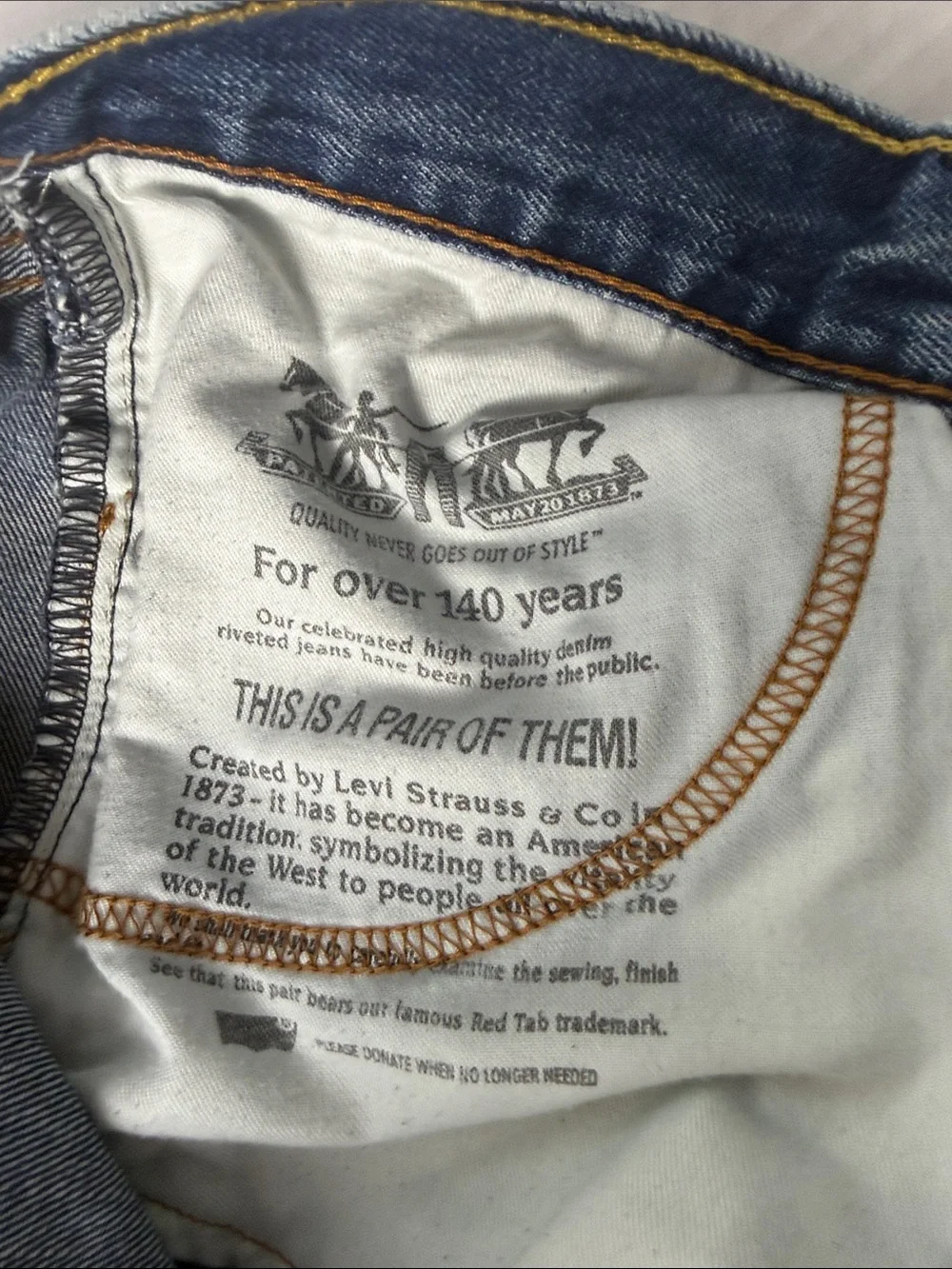 Levi's 505 Straight Fit Dark Blue Denim Jeans W31 L32 EUC vintage